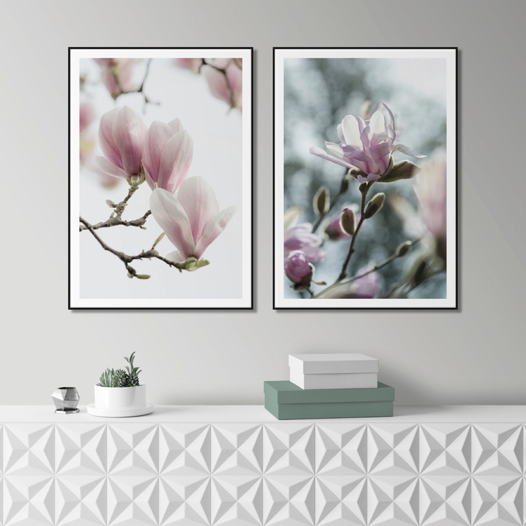 Tavelvägg Magnolia Love inspiration – Fine Art Print