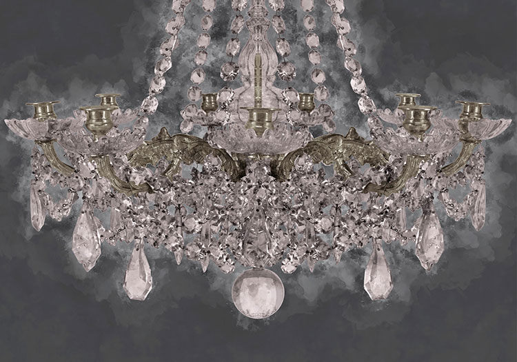 Maria Theresa Chandelier Canvas