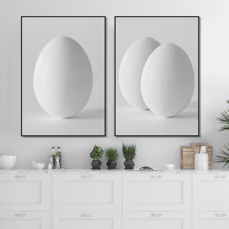 Two Eggs Art Print