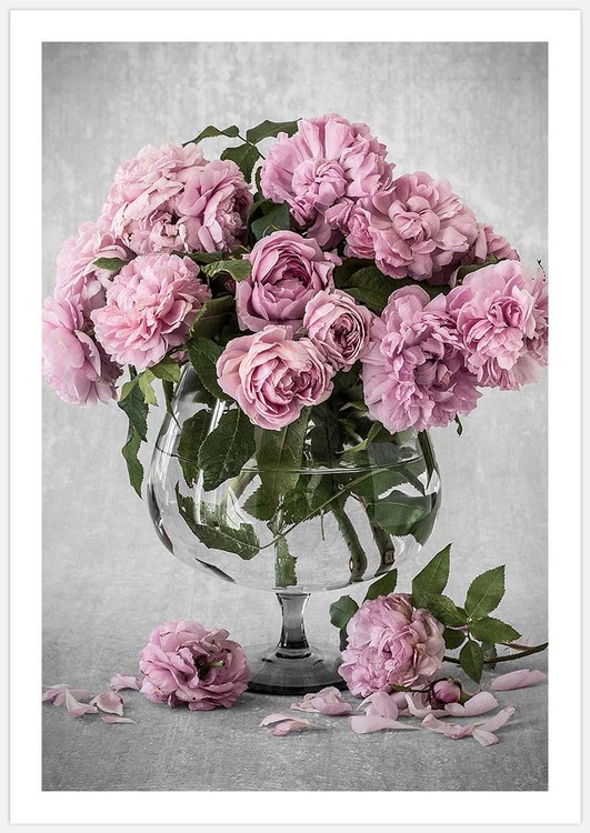 Bowl of Roses – Fine Art Print