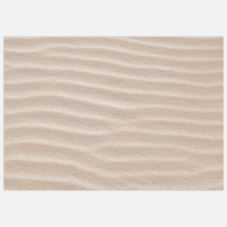 Tavla med sandvågor sandstrand av Insplendor Art Studio i Sverige