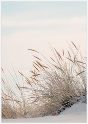Reeds by the sea Art Print