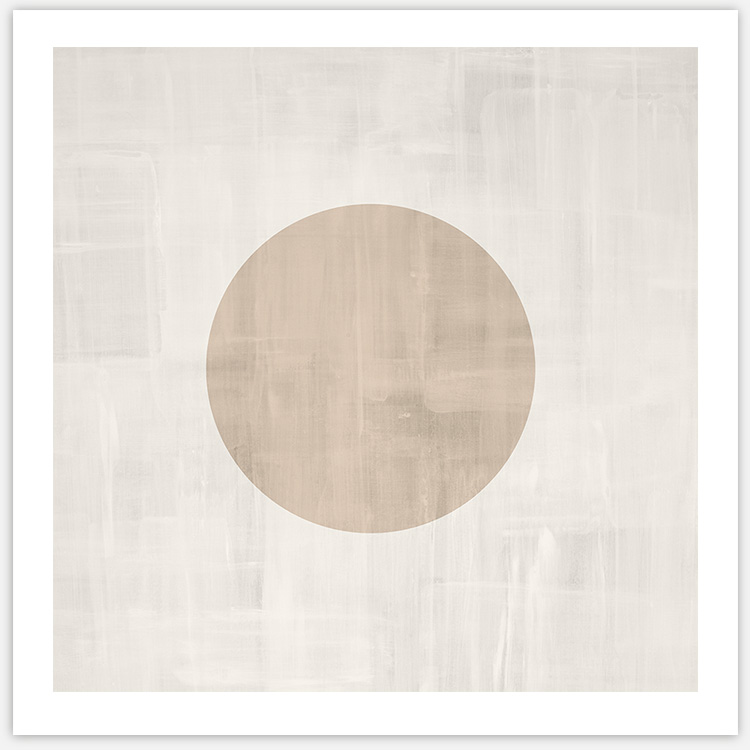 Circle painting in a square – Fine Art Print