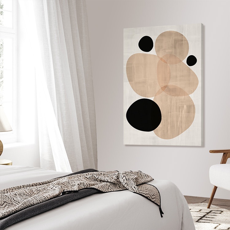 Abstract Ovals Canvas