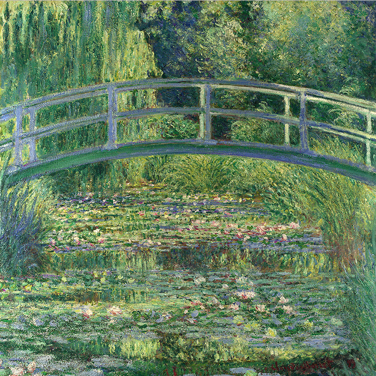 The Water-Liliy Pond Canvas – Claude Monet