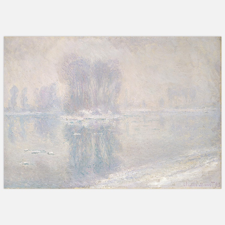 Claude Monet Tavla – Ice Floes. Print från vår Art Studio.