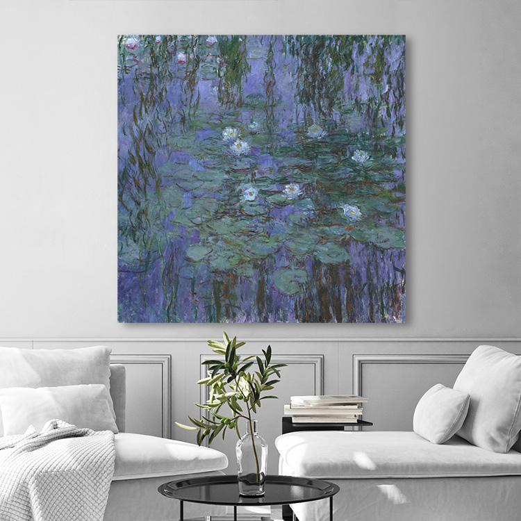 Blue Water Lilies – Canvas – Claude Monet