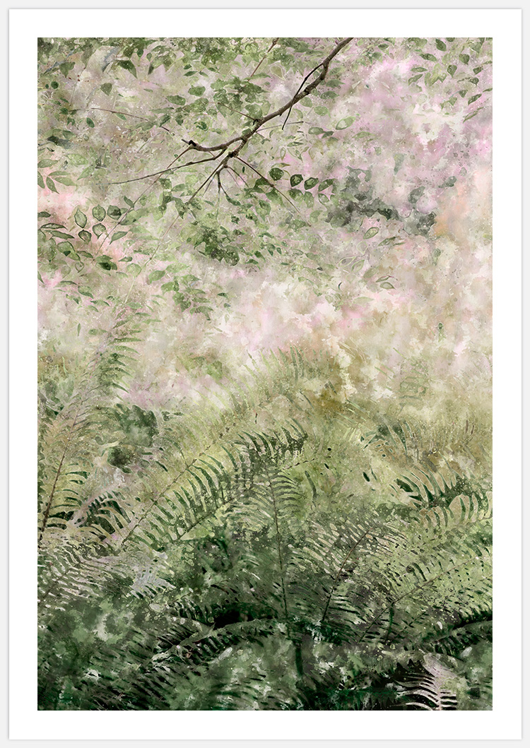 Soft Summar Forest Art Print