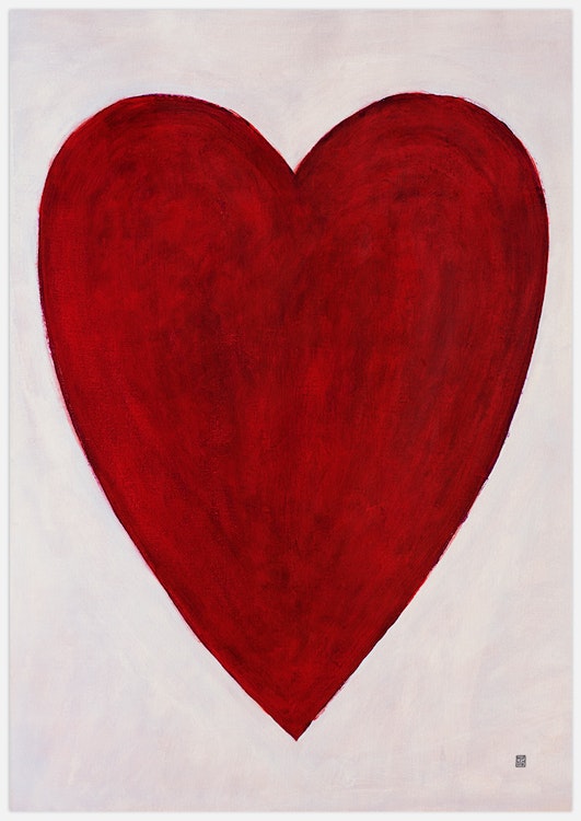 Hand Painted Heart – Fine Art Print