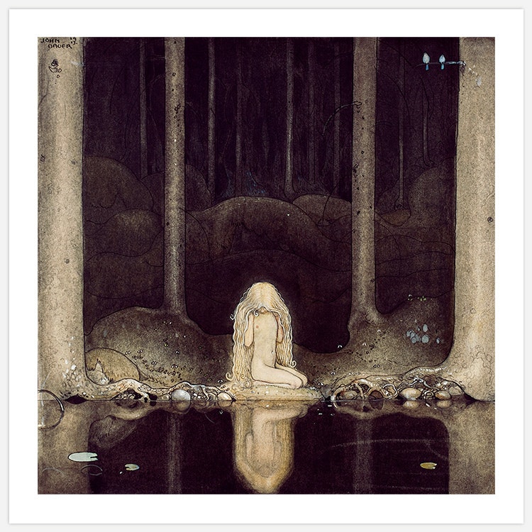 Princess Tuvstarr, John Bauer – Fine Art Print