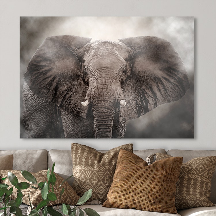 Elephant Art Canvastavla