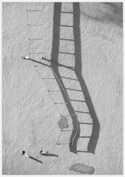 A crooked ladder Art Print