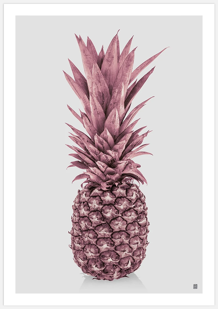 Totally Pink Pineapple Art Print