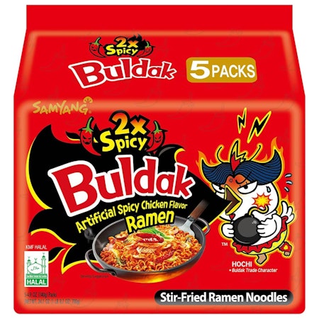 SAMYANG | Buldak (Hot Chicken Flavor Ramen) 2x Spicy (5 packs) 700g
