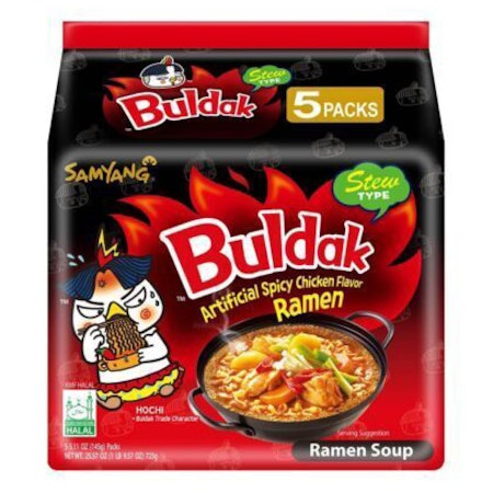 SAMYANG | Buldak (Hot Chicken Flavor Ramen) Stew Type (5 packs) 725g