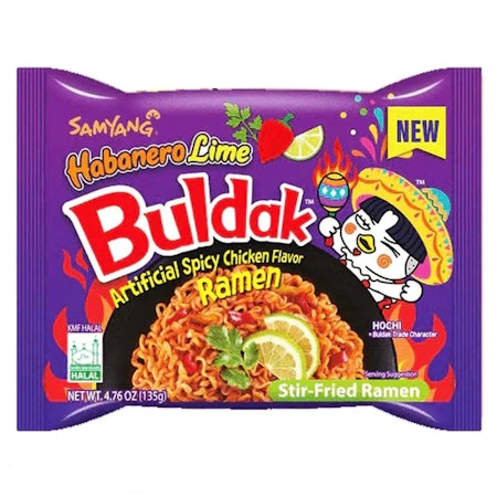 SAMYANG | Buldak (Hot Chicken Flavor Ramen) Habanero Lime 135g