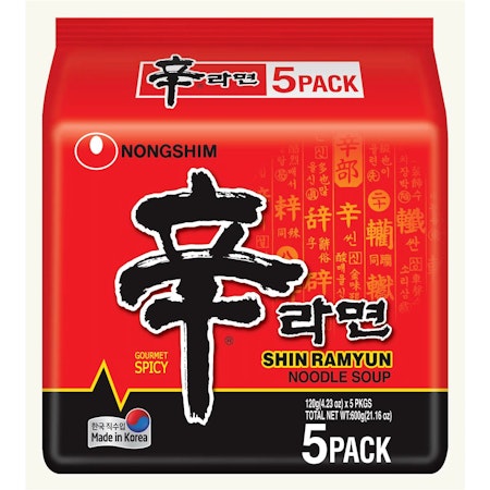 NONGSHIM | Shin Ramyun Original (5 packs) 600g
