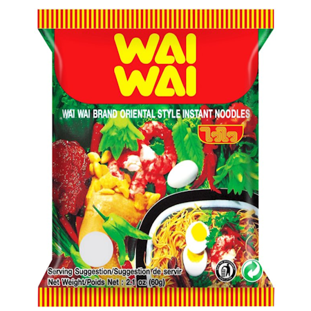 WAI WAI BRAND | Oriental Style Instant Noodles 60g