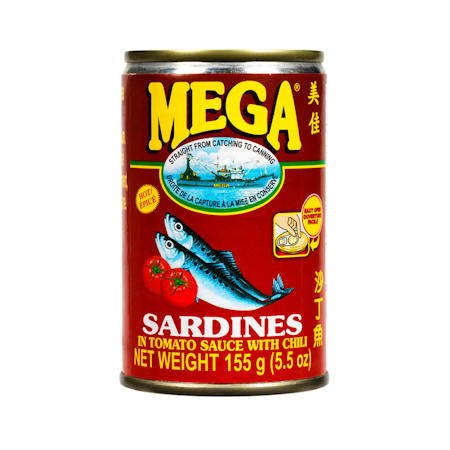 MEGA | Sardines in Tomato Sauce Chili Added 155g