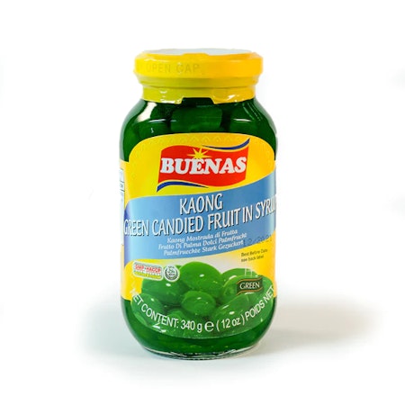 BUENAS | Sugar Palm Fruit in Syrup (Kaong) Green 340g