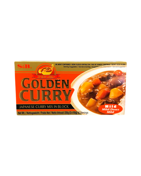 S&B | Golden Curry (Japanese Curry Mix in Block) Mild 220g
