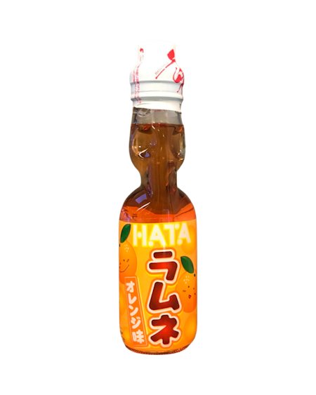 HATA KOSEN | Ramune Orange Soda Pop Drink 200mL