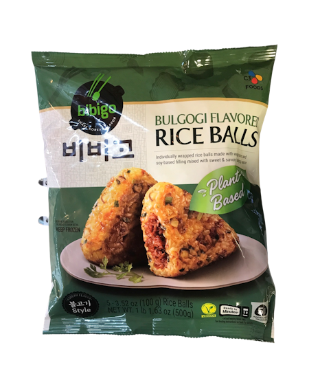 BIBIGO | Bulgogi Flavored Rice Balls (Plant Based) 500g
