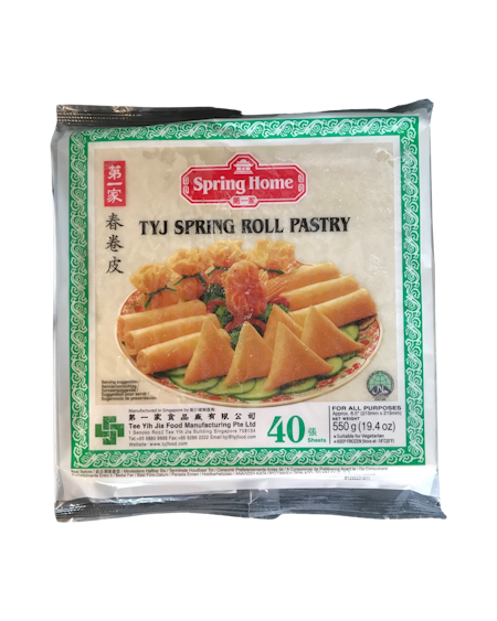 SPRING HOME | TYJ Spring Roll Pastry (40 Sheets) 550g