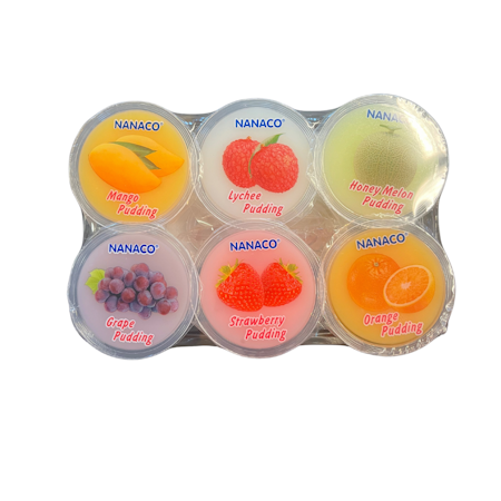 Nanaco Asstd Pudding w Nata de coco 480g