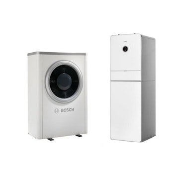 Bosch Compress 7000 CS AWi 13 kW + Elpanna (med glasfront) 7000 AWM 13-17 kW kW inklusive Monterat & Klart