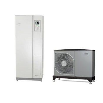 Nibe F2050-10 och VVM 225 Luft-vattenvärmepump inklusive Monterat & Klart