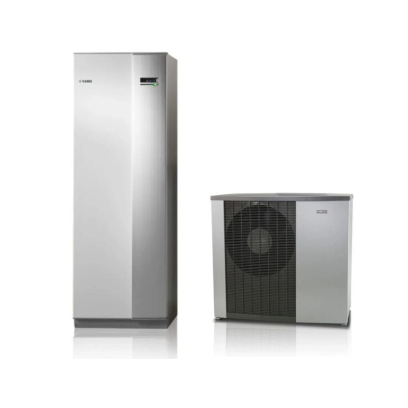 Nibe F2120-20 och VVM 500 Luft-vattenvärmepump inklusive Monterat & Klart