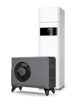 CTC EcoVent i360F + CTC EcoAir 614M Luft/vattenvärmepump inklusive Monterat & Klart