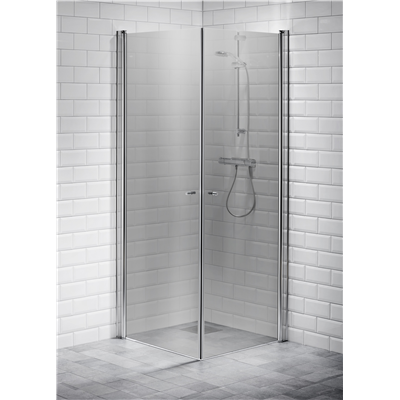 Alterna Picto duschhörna 90x90 cm Gråton inklusive Monterat & Klart -  Badhemma allt för ditt badrum