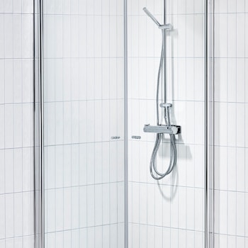 Alterna Picto duschhörna 90x90 cm klarglas inklusive Monterat & Klart