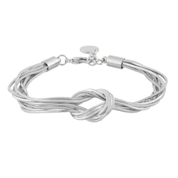 SNÖ OF SWEDEN - Knot brace armband, silver