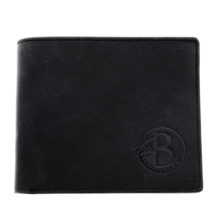 Svart elegant plånbok i läder från By Billgren.