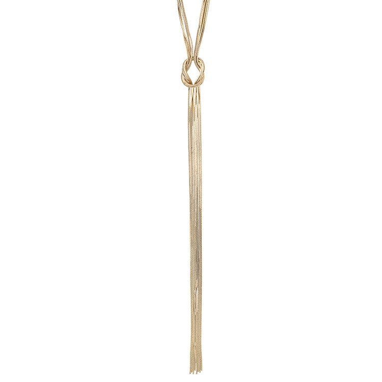 SNÖ OF SWEDEN - Knot halsband, guld - Amazing Gifts