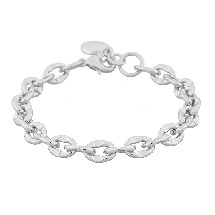 Presenttips Cathy small chain armband i silver från Snö of Sweden.