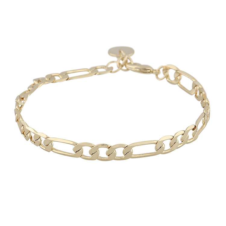 Presenttips Anchor chain armband i guld från Snö of Sweden.