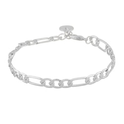 SNÖ OF SWEDEN - Anchor chain armband, silver