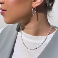 SNÖ OF SWEDEN - Core Tess halsband, silver
