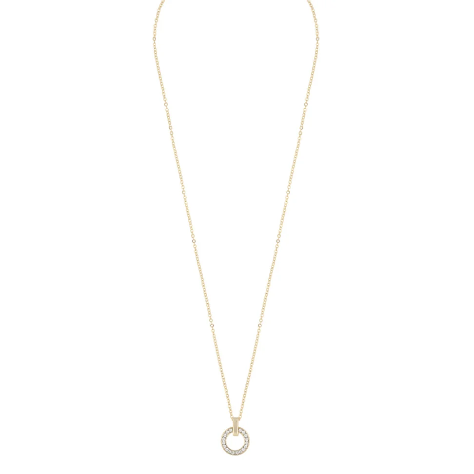Eleganta halsbandet Unnie small pendant i guld från Snö of Sweden.