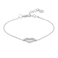 SNÖ OF SWEDEN - Valentina chain armband, silver