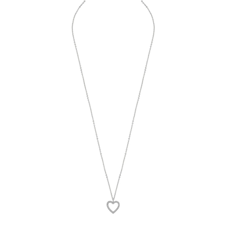 Presenttips Valentine pendant halsband i silver från Snö of Sweden.
