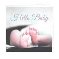 CARD STORE, gratulationskort - Hello baby