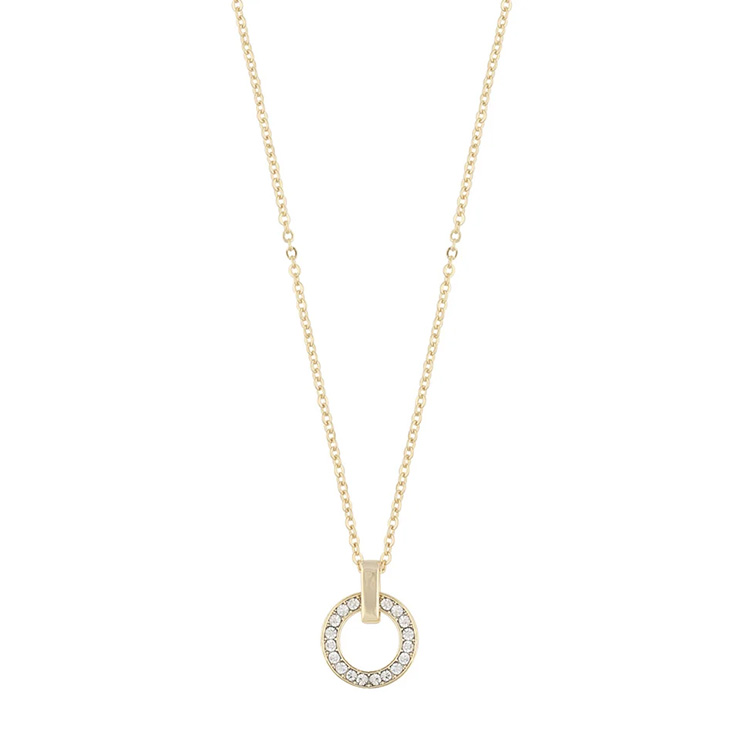 Presenttips vackra halsbandet Unnie small pendant i guld från Snö of Sweden.