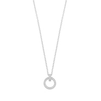 SNÖ OF SWEDEN - Unnie small pendant halsband, silver