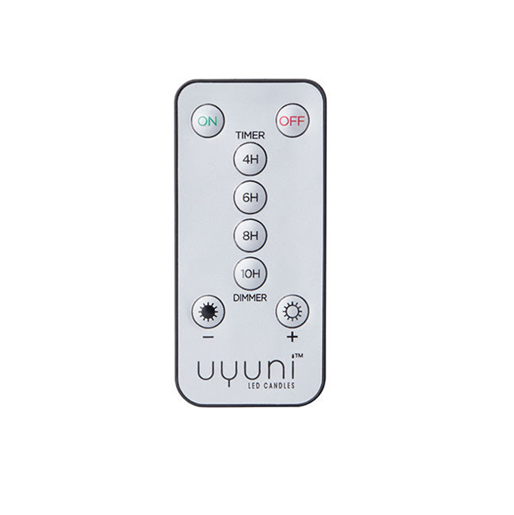 Praktisk fjärrkontroll till ledljusen från Uyuni lighting.