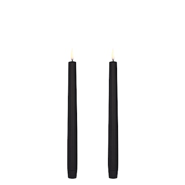 UYUNI LIGHTING - Kronljus led 2-pack, svart 25,5 x 2,3cm